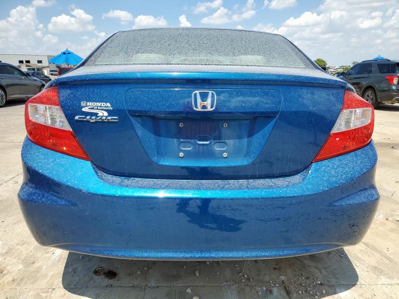 2HGFB2F54CH572872 - 2012 HONDA CIVIC LX 蓝色 照片 6