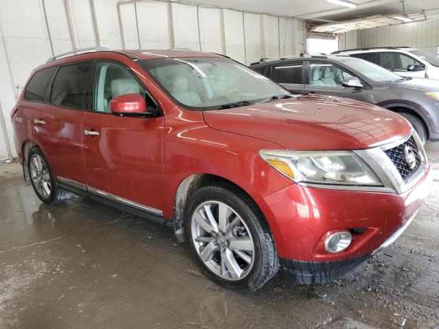 5N1AR2MM5EC641763 - 2014 NISSAN PATHFINDER S MAROON photo 4