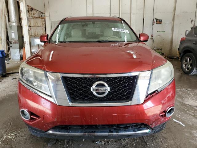 5N1AR2MM5EC641763 - 2014 NISSAN PATHFINDER S MAROON photo 5
