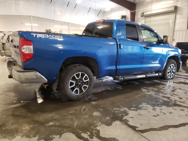 5TFUW5F17HX594540 - 2017 TOYOTA TUNDRA DOUBLE CAB SR/SR5 BLUE photo 3