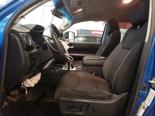 5TFUW5F17HX594540 - 2017 TOYOTA TUNDRA DOUBLE CAB SR/SR5 BLUE photo 7
