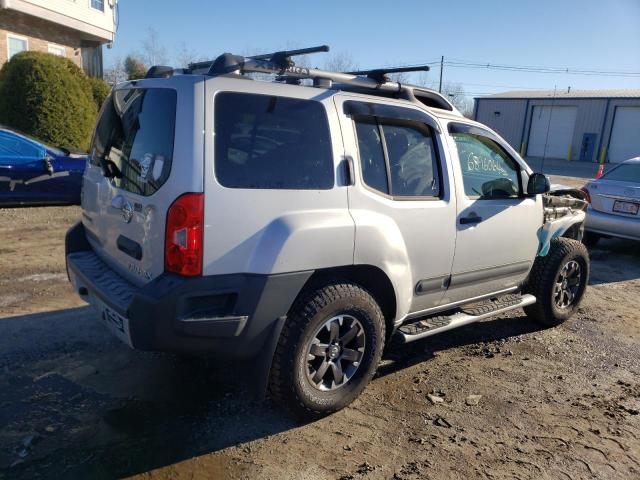 5N1AN0NWXEN801723 - 2014 NISSAN XTERRA X SILVER photo 3