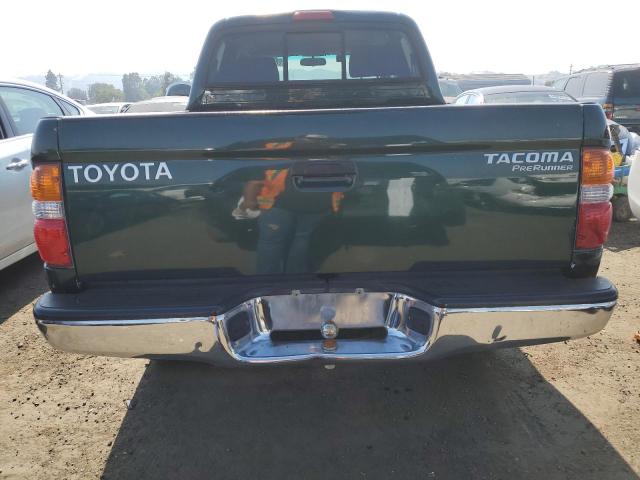 5TEGM92N81Z838326 - 2001 TOYOTA TACOMA DOUBLE CAB PRERUNNER GREEN photo 6