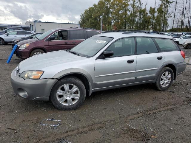 4S4BP61C357389985 - 2005 SUBARU LEGACY OUTBACK 2.5I SILVER photo 1