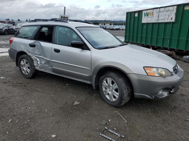 4S4BP61C357389985 - 2005 SUBARU LEGACY OUTBACK 2.5I SILVER photo 4