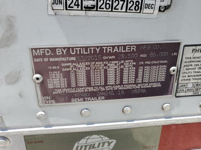 1UYVS248XGM426116 - 2016 UTILITY VS2RA WHITE photo 10