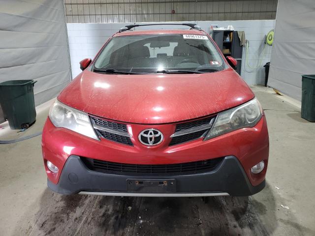 2T3RFREV4FW364506 - 2015 TOYOTA RAV4 XLE RED photo 5