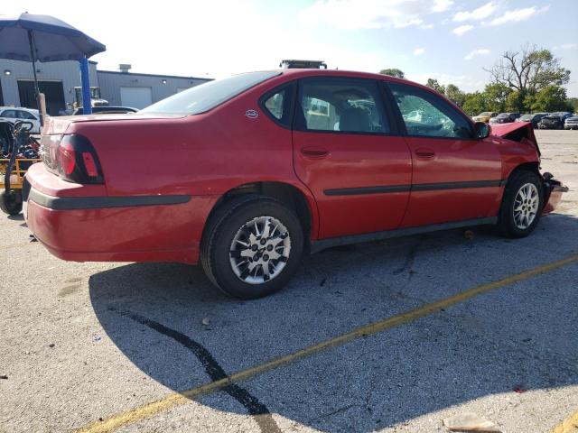 2G1WF52E359362294 - 2005 CHEVROLET IMPALA 4D RED photo 3