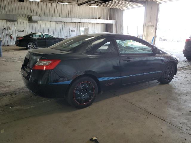 2HGFG12609H502742 - 2009 HONDA CIVIC LX BLACK photo 3