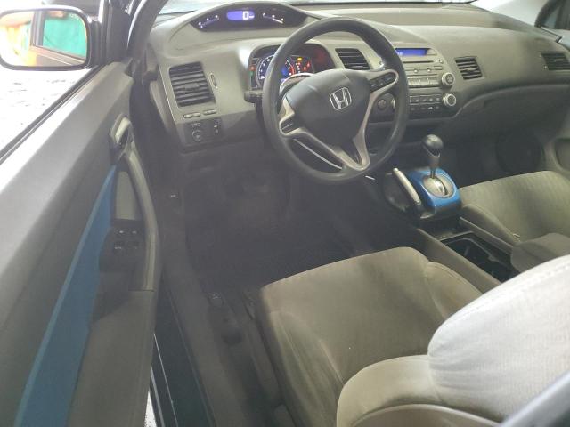 2HGFG12609H502742 - 2009 HONDA CIVIC LX BLACK photo 8