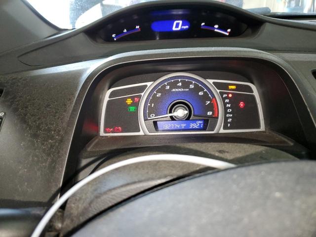 2HGFG12609H502742 - 2009 HONDA CIVIC LX BLACK photo 9