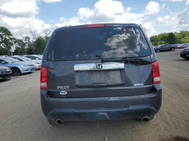 5FNYF4H50DB064054 - 2013 HONDA PILOT EXL Gris photo 6