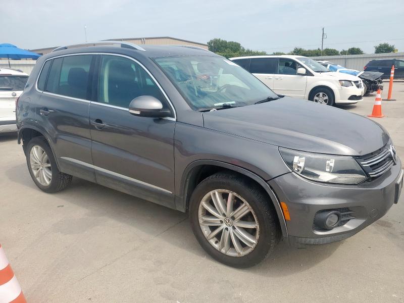 WVGAV7AX8DW534291 - 2013 VOLKSWAGEN TIGUAN S 灰色 照片 4