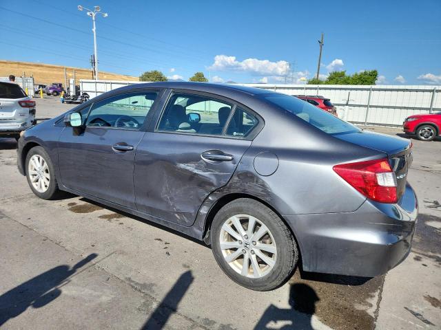 19XFB2F85CE039224 - 2012 HONDA CIVIC EX GRAY photo 2