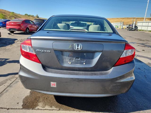 19XFB2F85CE039224 - 2012 HONDA CIVIC EX GRAY photo 6