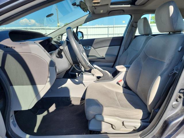19XFB2F85CE039224 - 2012 HONDA CIVIC EX GRAY photo 7