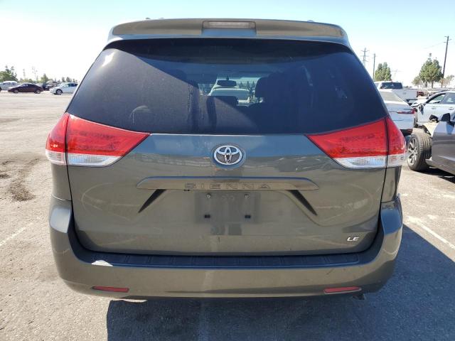 5TDKK3DC7CS274225 - 2012 TOYOTA SIENNA LE GRAY photo 6
