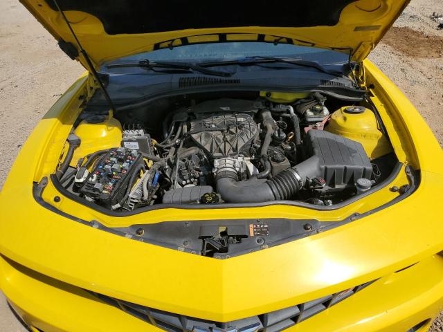 2G1FB1E3XC9176392 - 2012 CHEVROLET CAMARO LT YELLOW photo 11