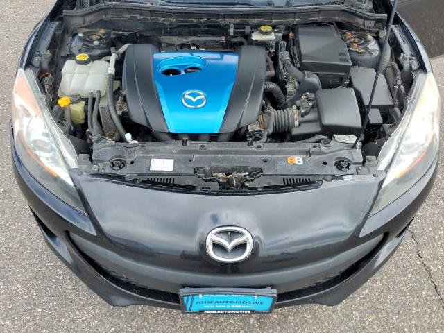 JM1BL1L71D1718834 - 2013 MAZDA 3 I BLACK photo 11