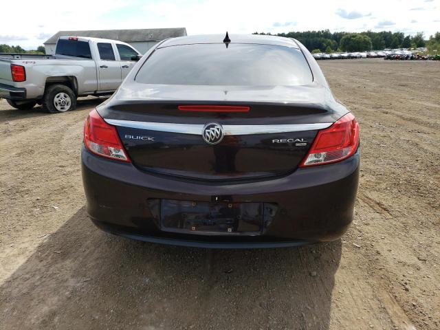 W04GS5EC7B1142376 - 2011 BUICK REGAL CXL BLACK photo 6