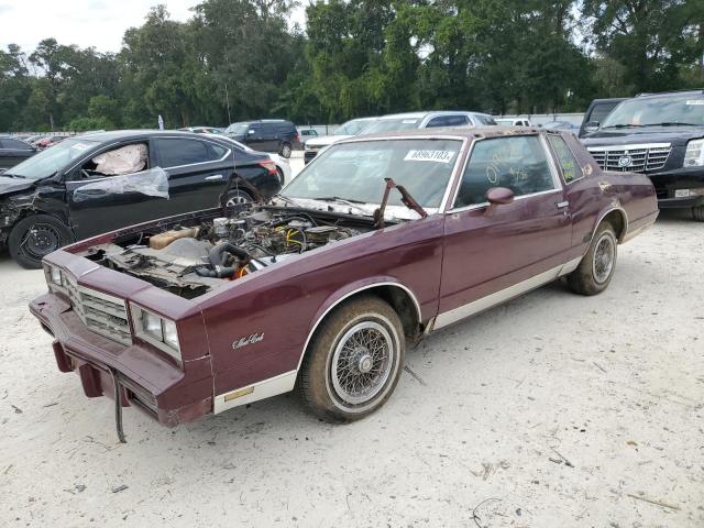 1G1AZ3794DR215973 - 1983 CHEVROLET MONTE CARL MAROON photo 1