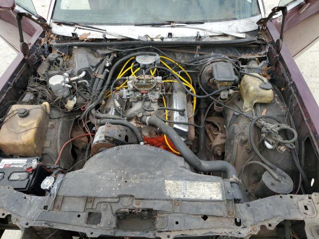 1G1AZ3794DR215973 - 1983 CHEVROLET MONTE CARL MAROON photo 11