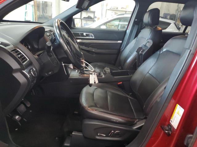 1FM5K8GT9HGD99455 - 2017 FORD EXPLORER SPORT Rot Foto 7
