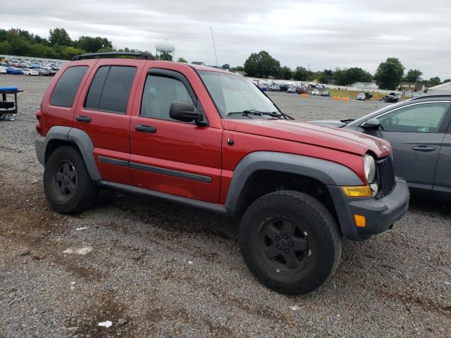 1J4GL48K47W532775 - 2007 JEEP LIBERTY SPORT RED photo 4