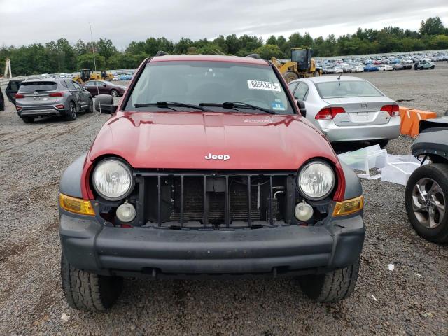 1J4GL48K47W532775 - 2007 JEEP LIBERTY SPORT RED photo 5
