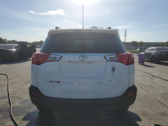 2T3ZFREV1DW004915 - 2013 TOYOTA RAV4 LE WHITE photo 6