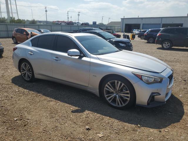 JN1EV7ARXJM439782 - 2018 INFINITI Q50 LUXE 银色 照片 4