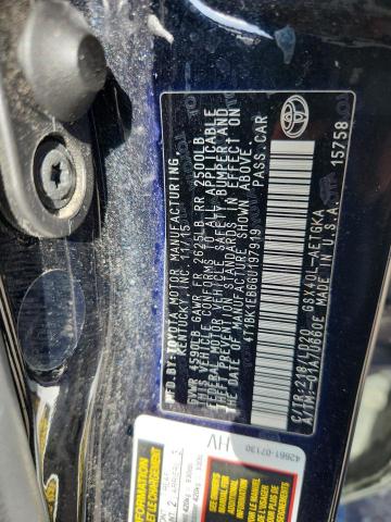 4T1BK1EB6GU197919 - 2016 TOYOTA AVALON XLE Czarny zdjęcie 12