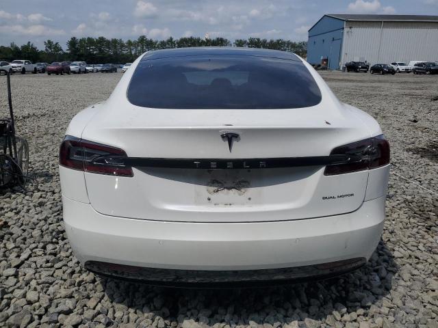 5YJSA1E23LF410822 - 2020 TESLA MODEL S Սպիտակ լուսանկար 6