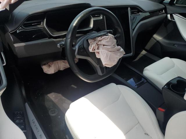 5YJSA1E23LF410822 - 2020 TESLA MODEL S Սպիտակ լուսանկար 8