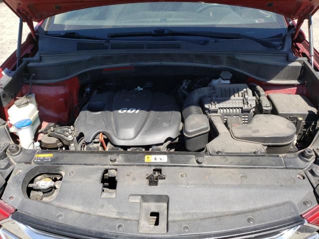 5XYZU3LB1GG371831 - 2016 HYUNDAI SANTA FE SPORT RED photo 12