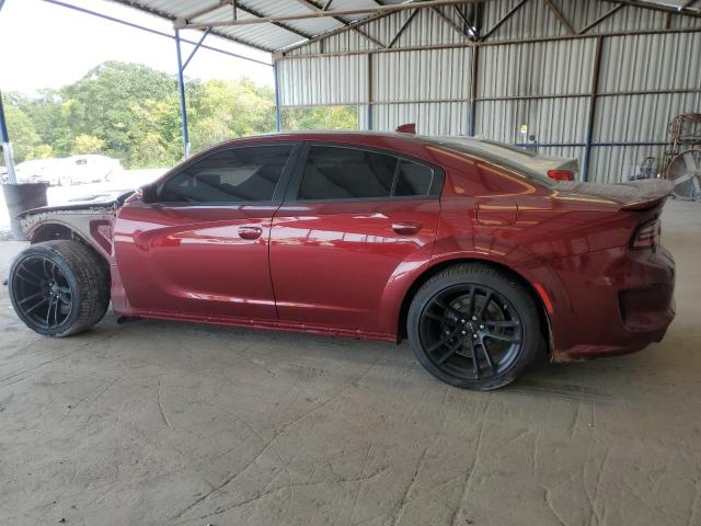 2C3CDXL97NH180394 - 2022 DODGE CHARGER SRT HELLCAT BURGUNDY photo 2