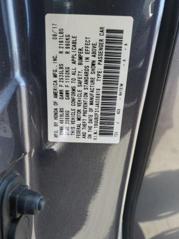 19UUB2F31JA006816 - 2018 ACURA TLX 灰色 照片 12