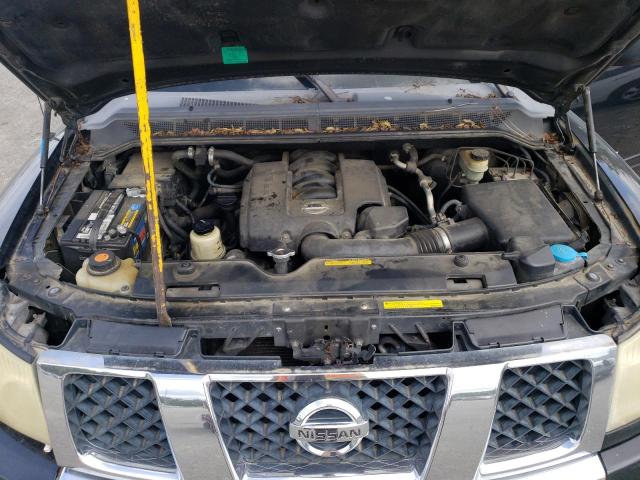 1N6BA06A06N557294 - 2006 NISSAN TITAN XE BLACK photo 11