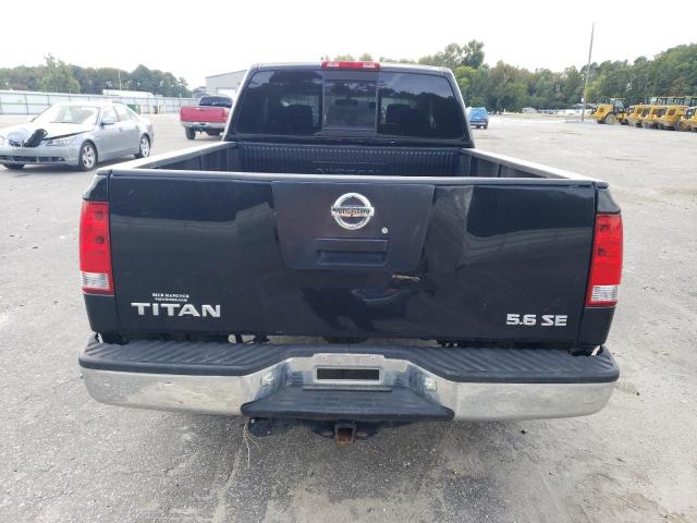 1N6BA06A06N557294 - 2006 NISSAN TITAN XE BLACK photo 6