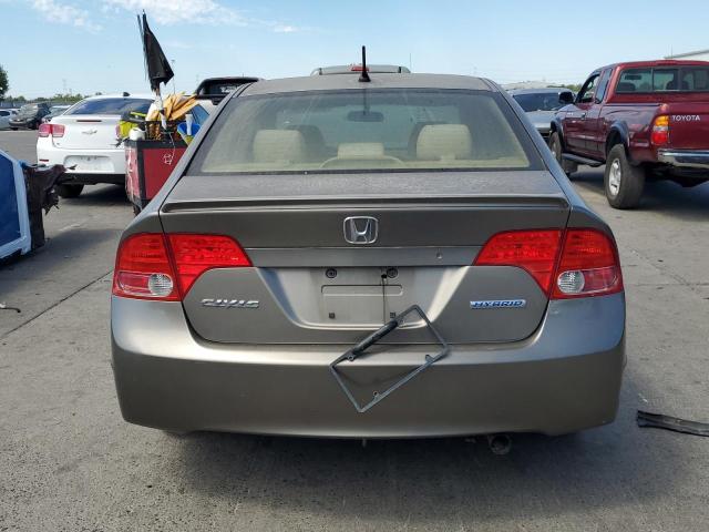 JHMFA36296S002505 - 2006 HONDA CIVIC HYBRID GRAY photo 6