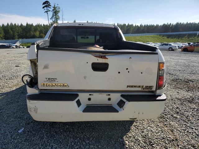 2HJYK16217H543242 - 2007 HONDA RIDGELINE RT WHITE photo 6