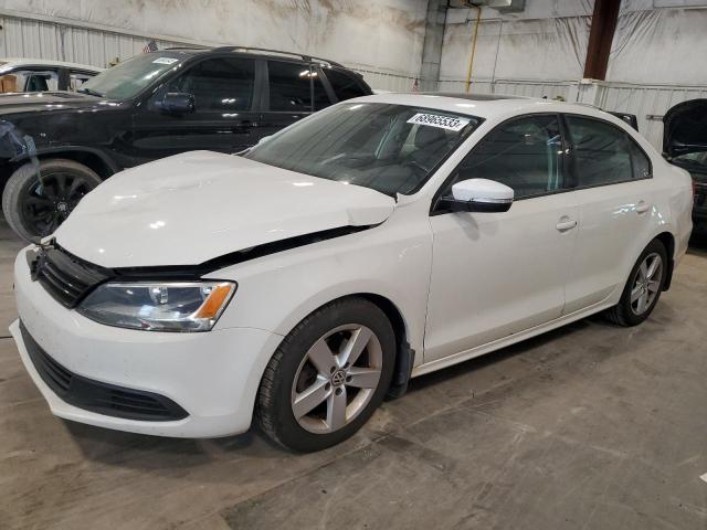 3VW3L7AJ8CM410239 - 2012 VOLKSWAGEN JETTA TDI WHITE photo 1