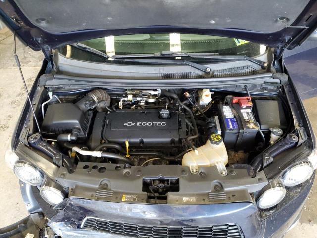1G1JC6SGXF4220247 - 2015 CHEVROLET SONIC LT BLUE photo 11