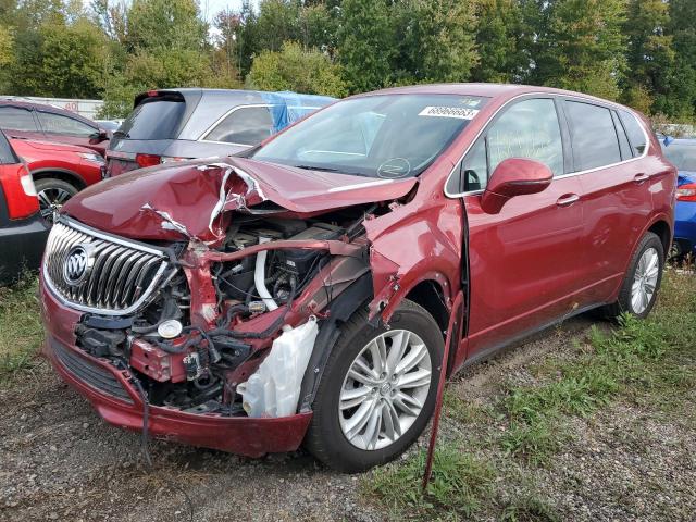 LRBFXBSA8JD054078 - 2018 BUICK ENVISION PREFERRED Qırmızı foto 1