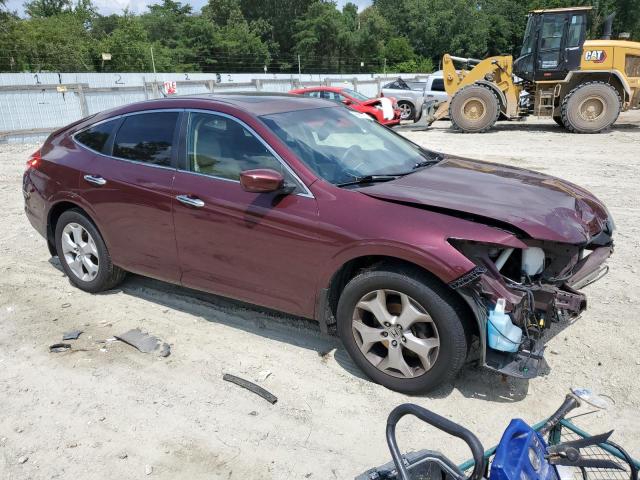 5J6TF1H5XCL005379 - 2012 HONDA CROSSTOUR EXL Бордовый фото 4