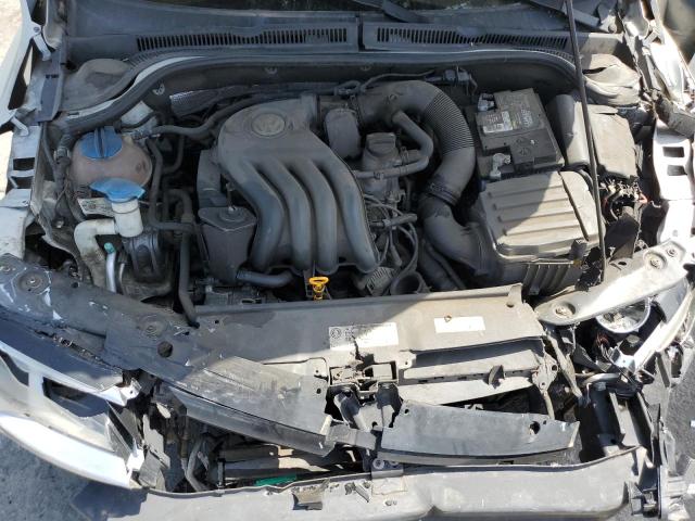 3VW2K7AJ3CM355794 - 2012 VOLKSWAGEN JETTA BASE Beyaz fotoğraf 11