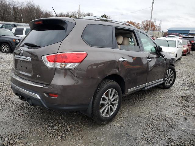 5N1AR2MN9FC686585 - 2015 NISSAN PATHFINDER S BROWN photo 3