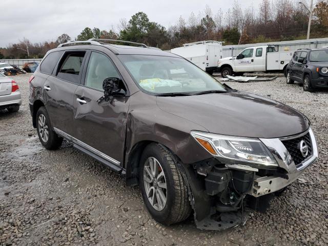 5N1AR2MN9FC686585 - 2015 NISSAN PATHFINDER S BROWN photo 4