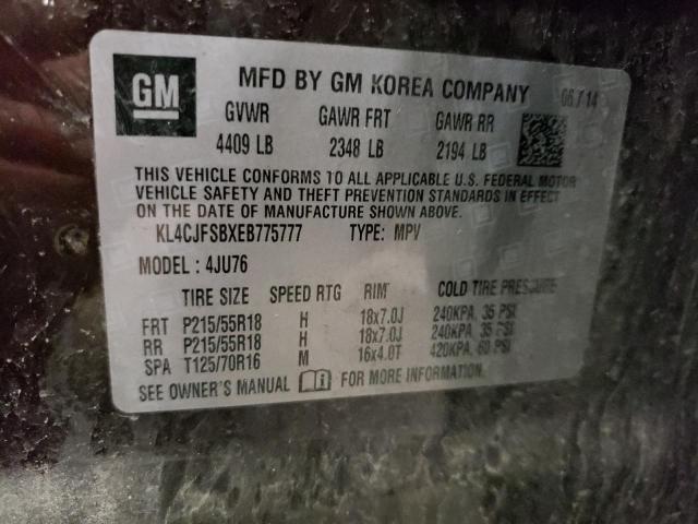 KL4CJFSBXEB775777 - 2014 BUICK ENCORE CONVENIENCE 棕色 照片 13