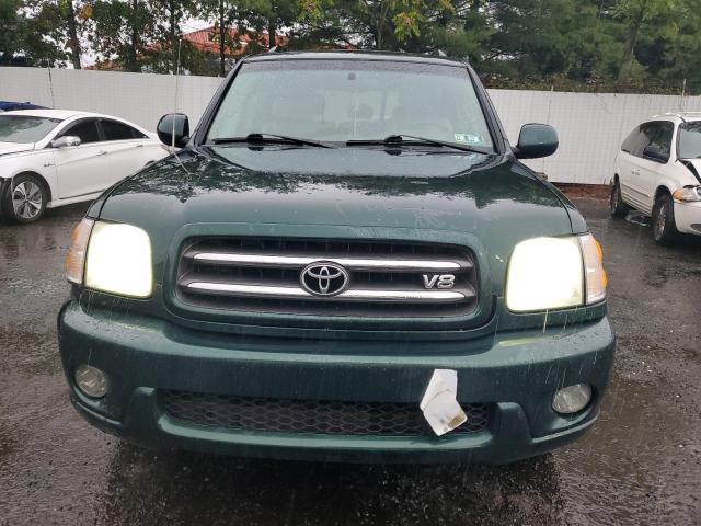 5TDBT48A23S138676 - 2003 TOYOTA SEQUOIA LIMITED GREEN photo 5